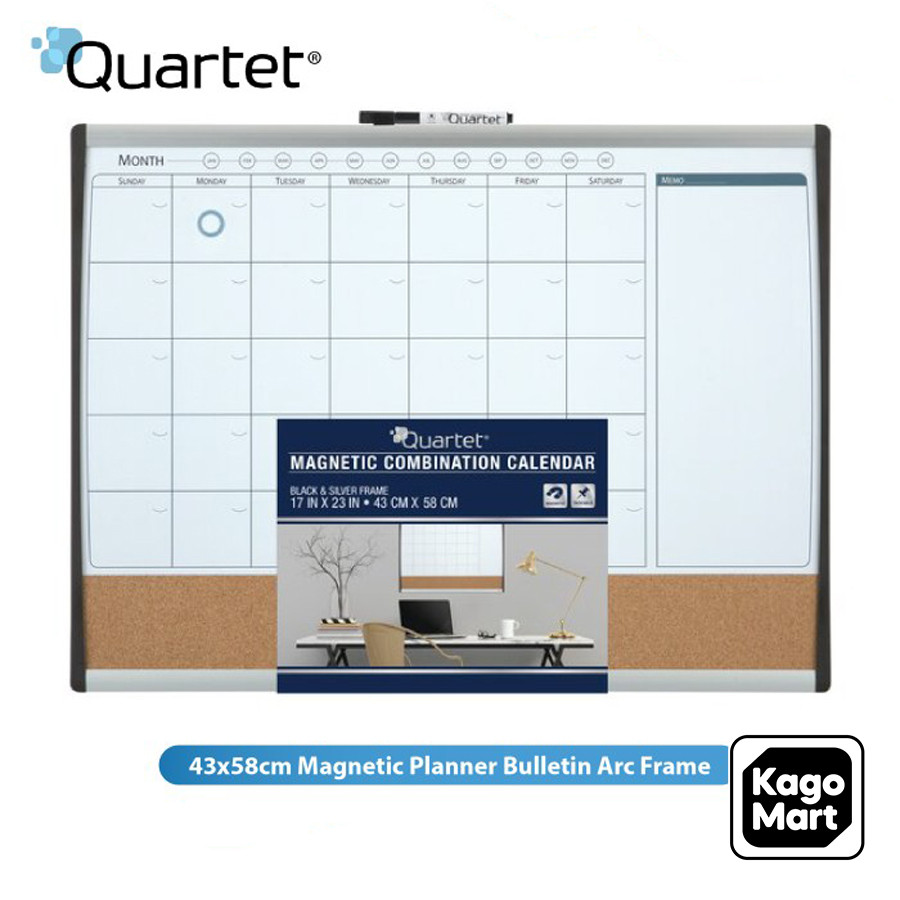 

Quartet Magnetic Planner Bulletin Arc Frame Papan Tulis Tempel