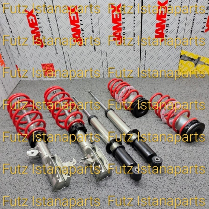 Ready PAKET Shockbreaker JAMEX Coilover Honda BRIO Depan Belakang Original