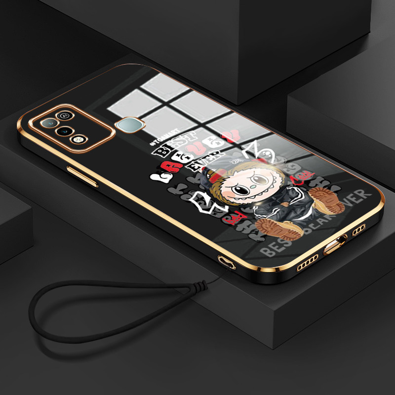 Casing Hp Untuk Infinix Hot 9 Play Hot 10 Play Hot 11 Play Case Casing tali berlapis Softcase Siliko