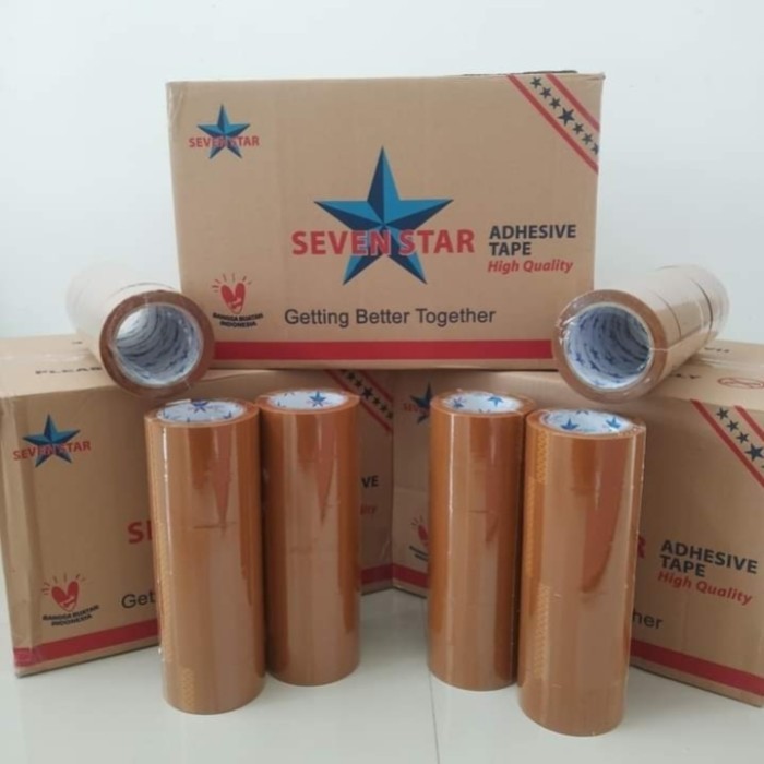 

LAKBAN STAR TAPE 2" (45X90YARD)BC COKLAT (KARTONAN)