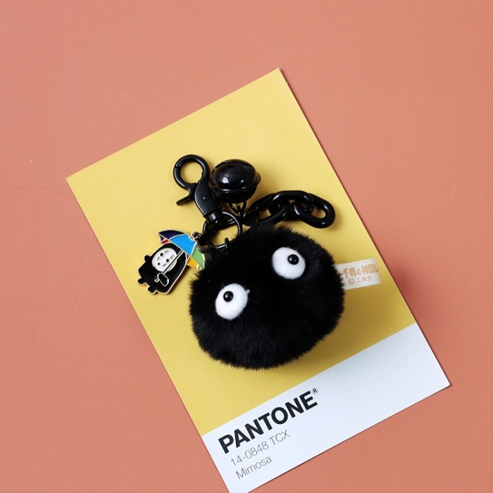 Gantungan Kunci Susuwatari Kaonashi Black Dust Ghibli Keychain