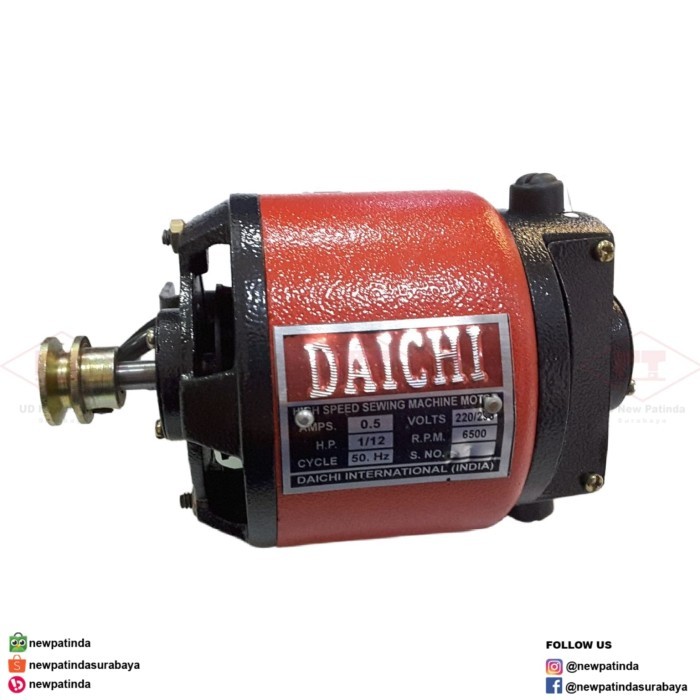 

siap kirim] Dinamo Daichi Untuk Mesin Jahit High Speed Industri