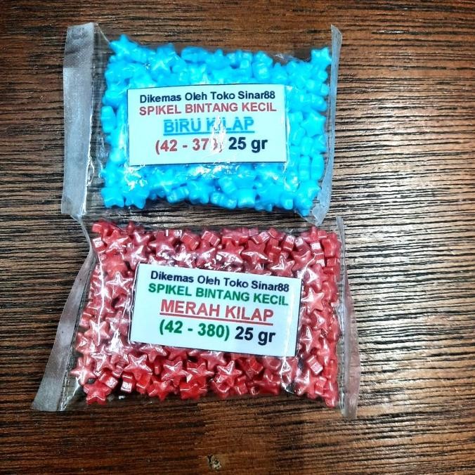 

~~~~~] Spikel Hiasan Kue Bintang Kilap 25gr