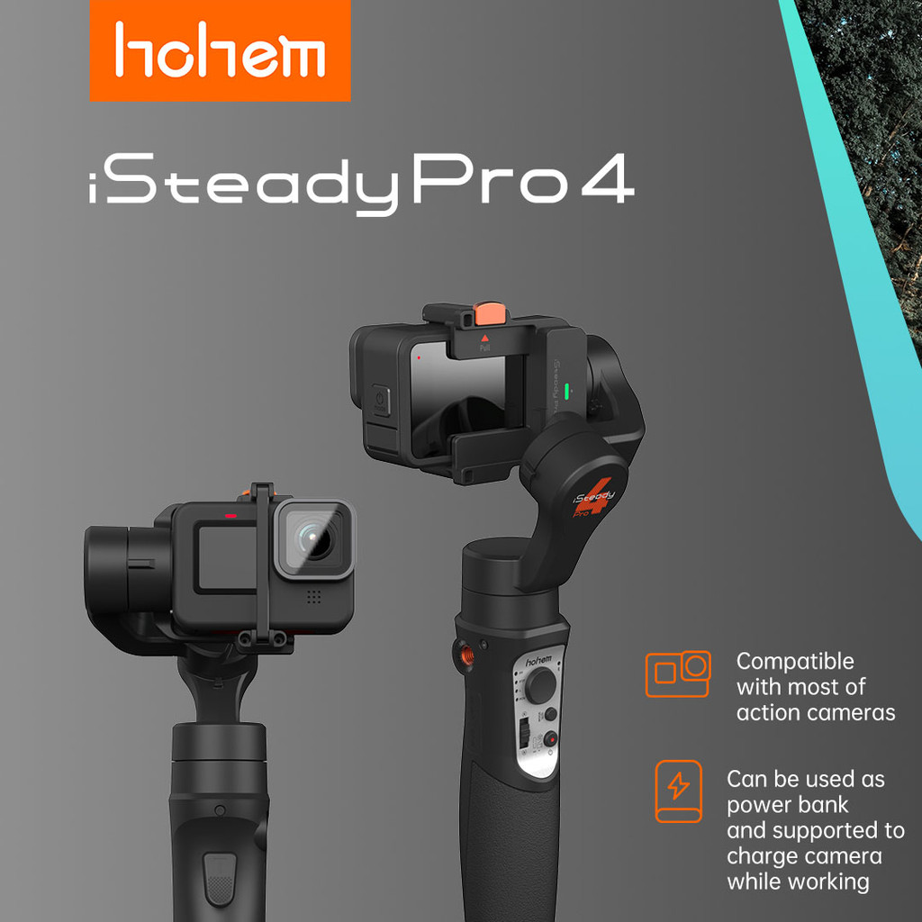TOKOBATAKL Hohem iSteady Pro 4 Gimbal Stabilizer for GoPro 11 12 Action Camera  3-Axis Handheld Gimb