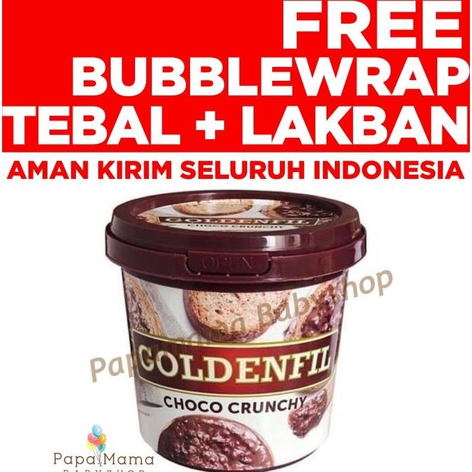 

PROMO CHOCO CRUNCHY GOLDENFIL 1KG CHOCOLATE CRUNCHY GURIH BEST SELLER