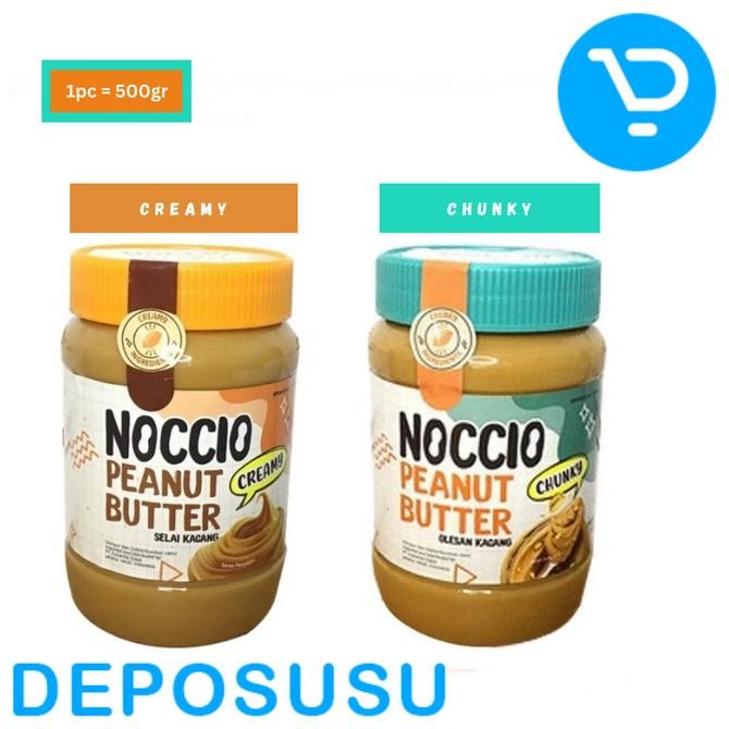 

SELAI KACANG NOCCIO PEANUT BUTTER CREAMY CHUNKY