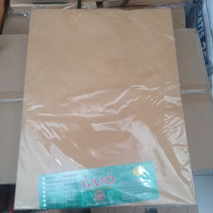 

Amplop Coklat A3 Isi 100 Lembar Ready