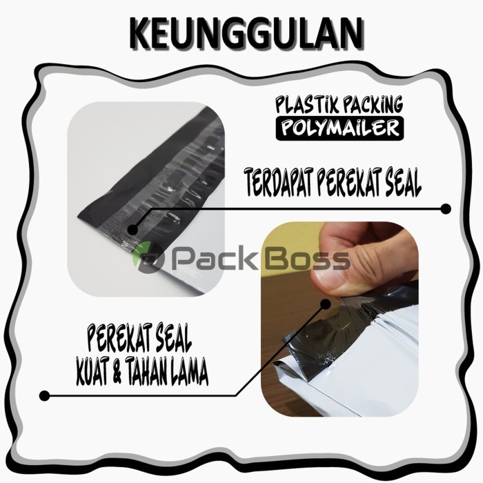 

35X45 Ungu Semi Premium Polymailer Packaging Online Ada Perekat Ready