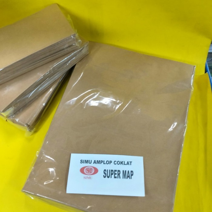 

Amplop Coklat Super Map / Ukuran Super Map New