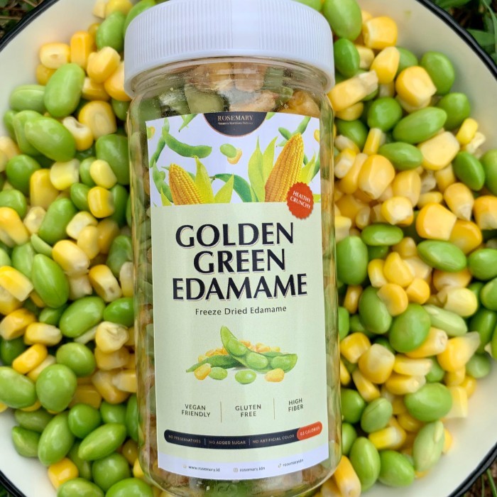 

BIG SALE Golden Green Edamame - Edamame Crunch & Corn Chips / Tinggi Protein dan Serat