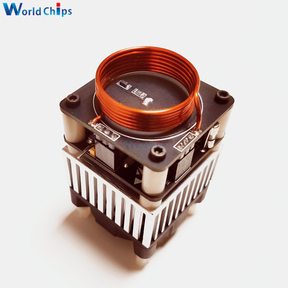 ADS HFSSTC Tesla Coil High Frequency Electronic Candle DC 36V-48V 1.8-2.5A 10 Minutes Plasma Flame D