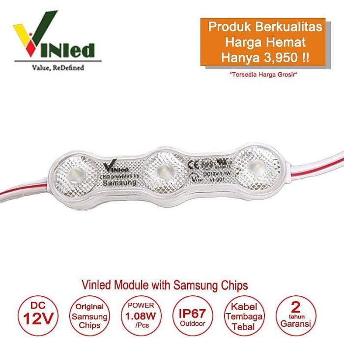 

MURAH Led Module Samsung (merek Vinled dan GOQ with Original Samsung Chips)