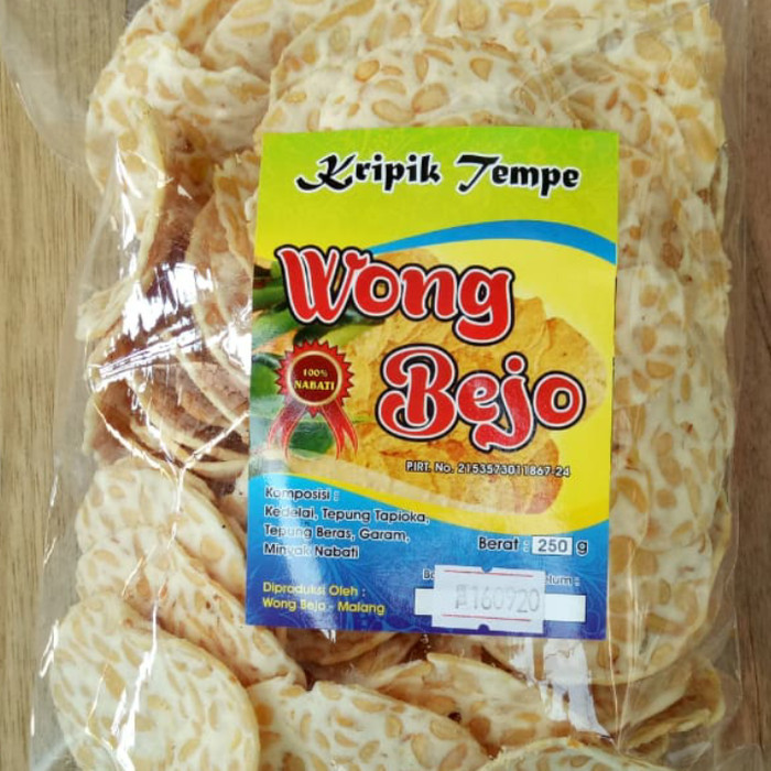 

HEMAT Keripik Tempe Wong Bejo 250 gr