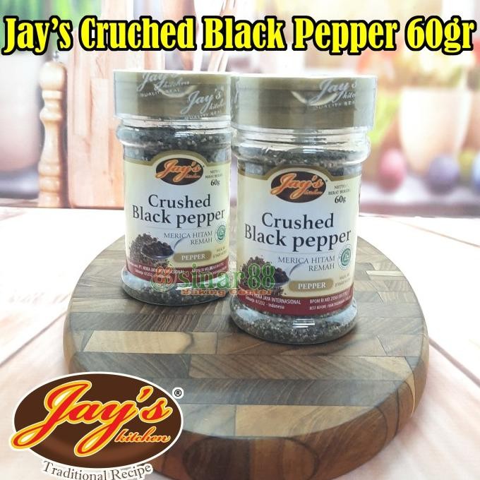 

@#@#@#] Jay's Crushed Black Pepper 60gr