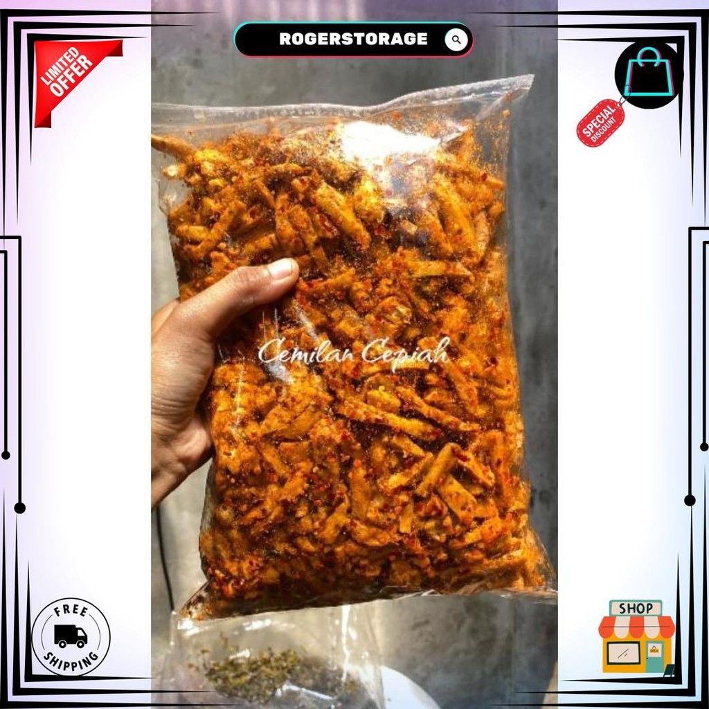 

Promo Basreng Daun Jeruk Viral 1Kg Basreng Pedas Daun Jeruk Cemilan Murah D Promo Puncak