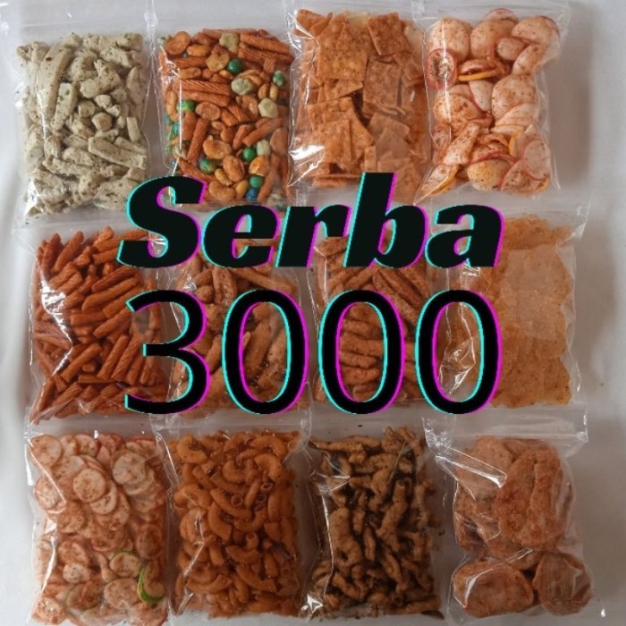 

PROMO Cemilan SERBA 3000 AJA / Basreng, Keripik, Makaroni