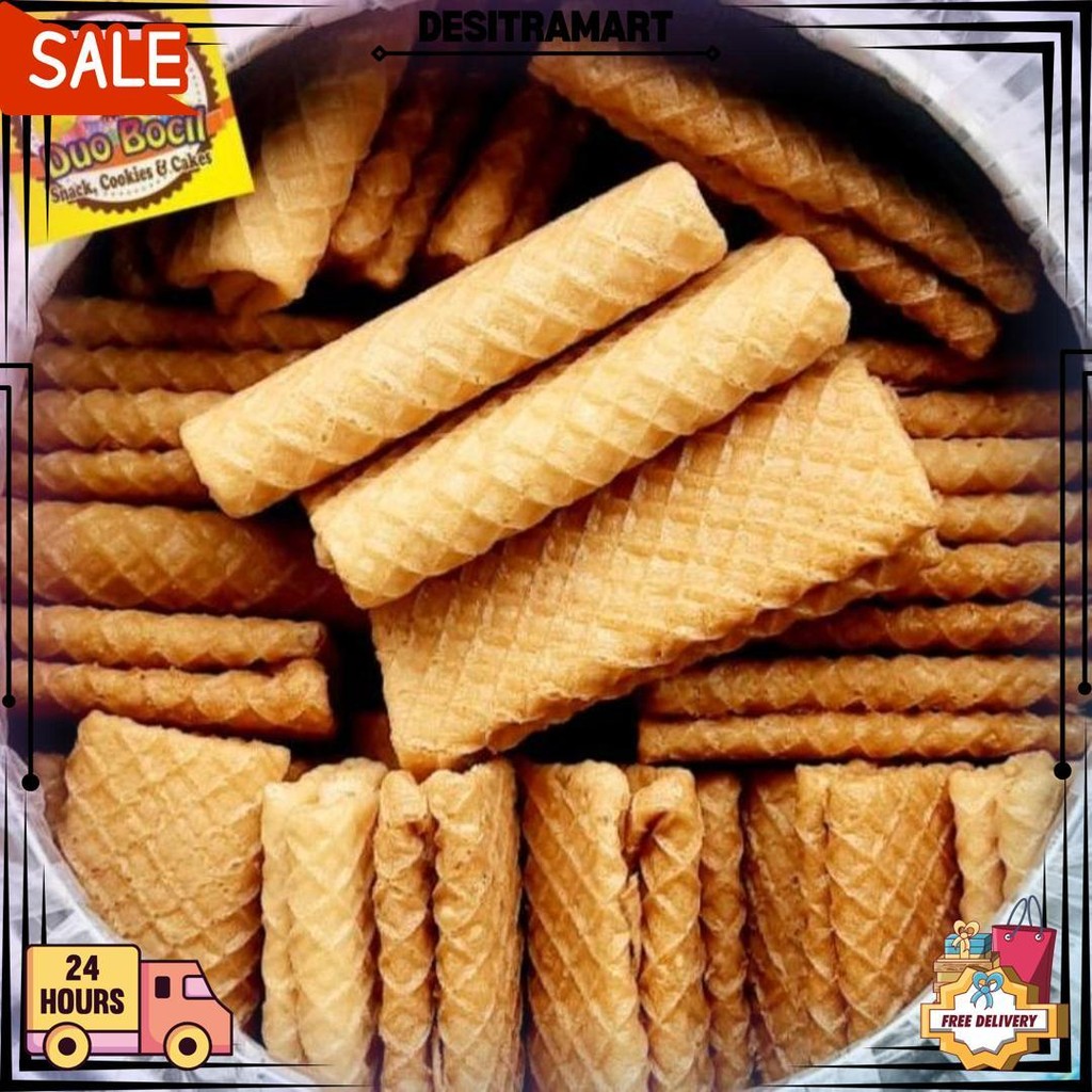 

Kue Dompet Semprong Manis 1 Kg - Duo Bocil Snack Ramadhan Sale