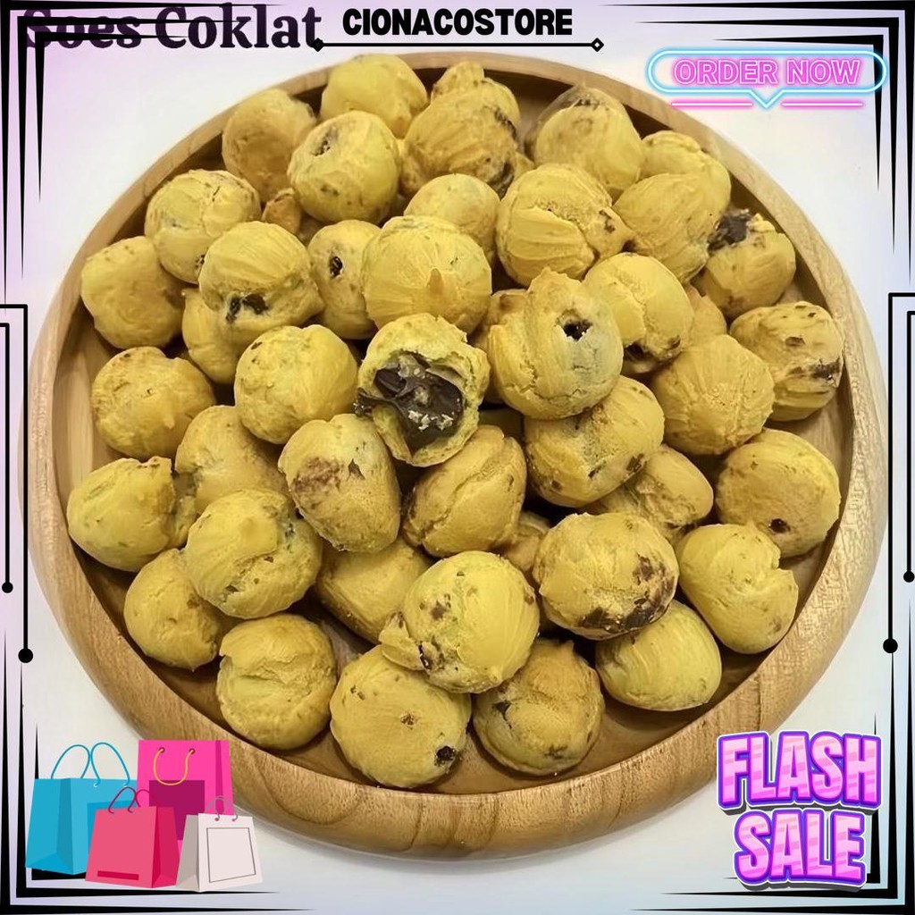 

Cod Soes Coklat Cokelat 500G/1Kg/Update Kemasanterbaru / Merekbaru/Malona/ Halal Kue Sus Kering Isi Soes Coklat Lumer 1 Kgr Enak Murah Cemilan Keluarga, Cocok Untuk Dewasa Dan Anak-Anak Chocolate Food Makanan Snack D Promo Puncak