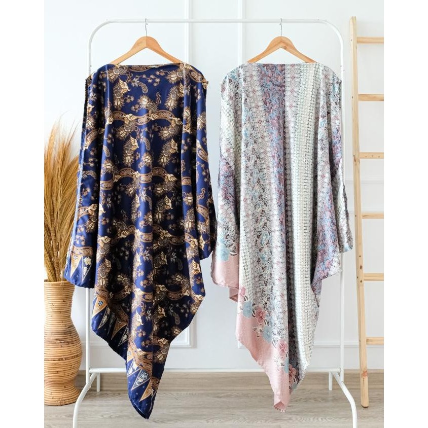 KAFTAN BATIK LEBARAN DRESS BATIK WANITA GAMIS KEKINIAN MOTIF CARDIGAN KAFTAN LEBARAN 2025 JUMPSUIT G