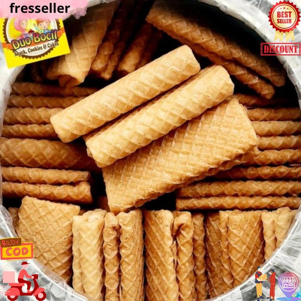 

Kue Dompet Semprong Manis 1 Kg - Duo Bocil Snack Ramadhan Sale