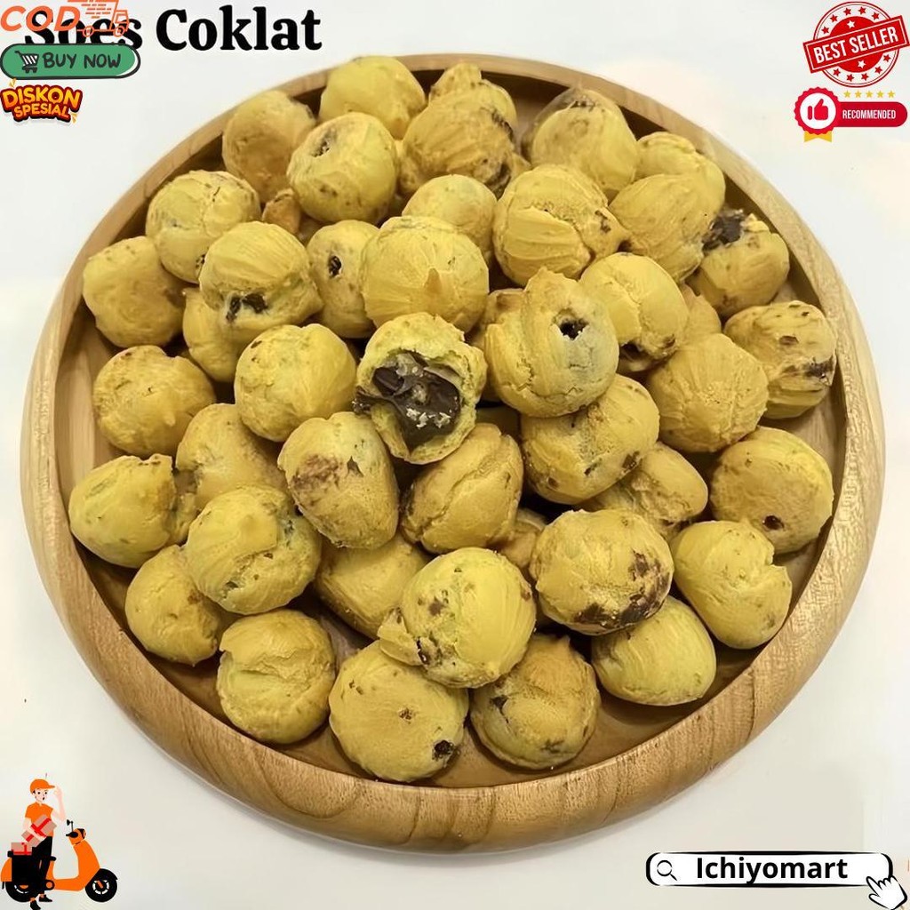 

Cod Soes Coklat Cokelat 500G/1Kg/Update Kemasanterbaru / Merekbaru/Malona/ Halal Kue Sus Kering Isi Soes Coklat Lumer 1 Kgr Enak Murah Cemilan Keluarga, Cocok Untuk Dewasa Dan Anak-Anak Chocolate Food Makanan Snack D Cod