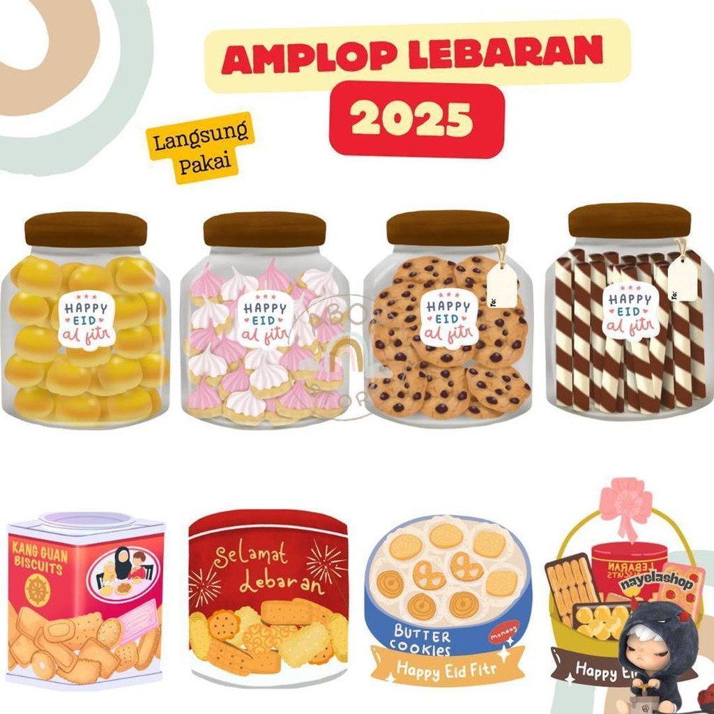 

(Isi 10Pcs) Amplop Lebaran 2025 3D Viral 2 Sisi Amplop Unik Lucu Amplop Idul Fitri - Aboy Store Diskon
