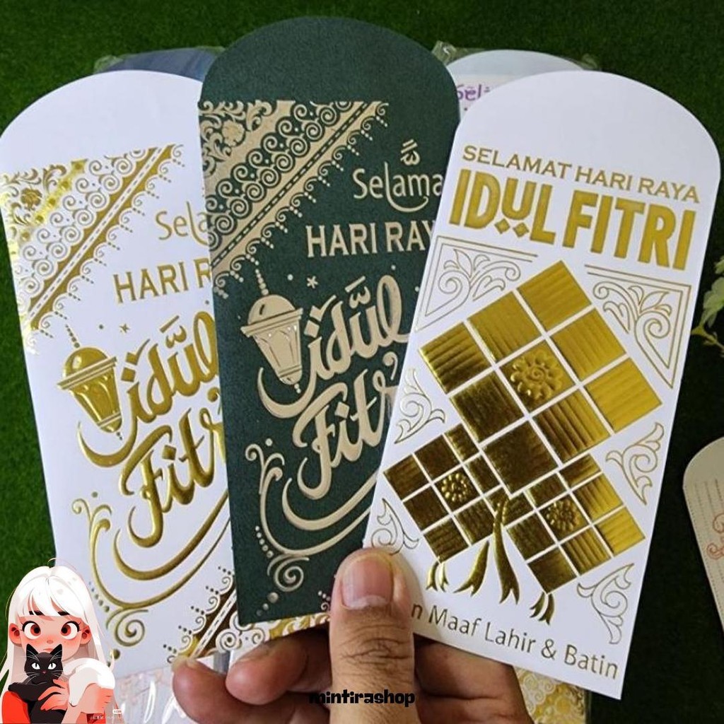 

Bellino - 1Pak 100 Lembar Amplop Lebaran Ampau Idul Fitri Amplop Karakter Selamat Idul Fitri Ukuran Besar L Sale