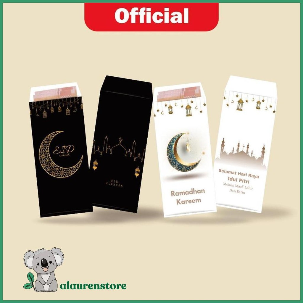 

Amplop Uang Lebaran Panjang Isi 30 Pcs - Desain Eksklusif, Cocok Untuk Thr Kilat