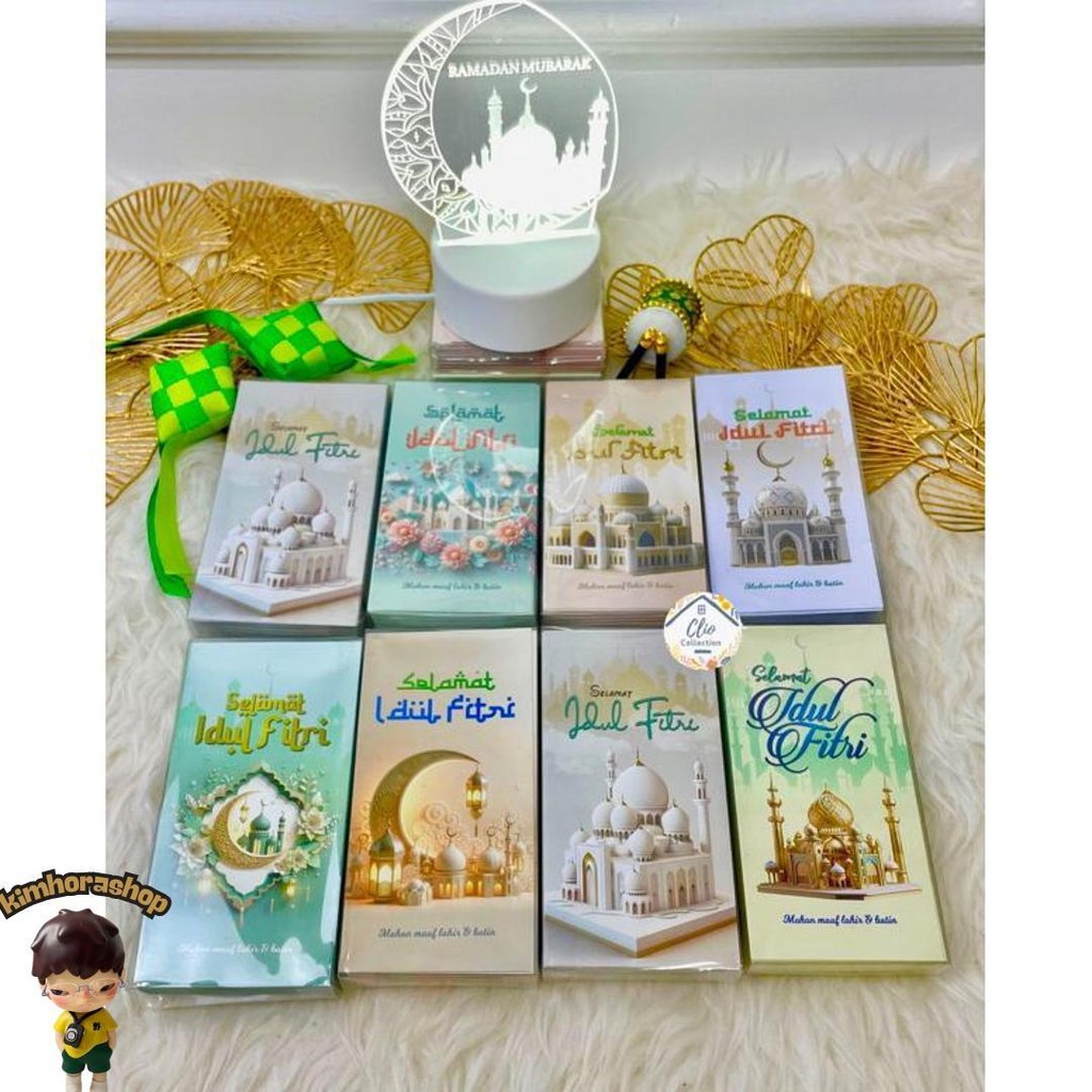 

Amplop Lebaran Panjang Isi 50 Lembar / Angpao Mika Hari Raya Idul Fitri Ramadhan 2025 Kilat