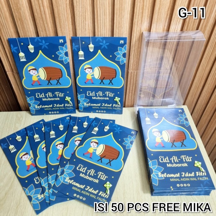 

New! Lebaran 2024 - Amplop Lebaran Panjang Isi 50 dan 30 Box Mika - Angpao Hari Raya Idul Fitri Ramadhan - Amplop Lebaran Unik lucu Panjang Kirano Jaya Lebaran