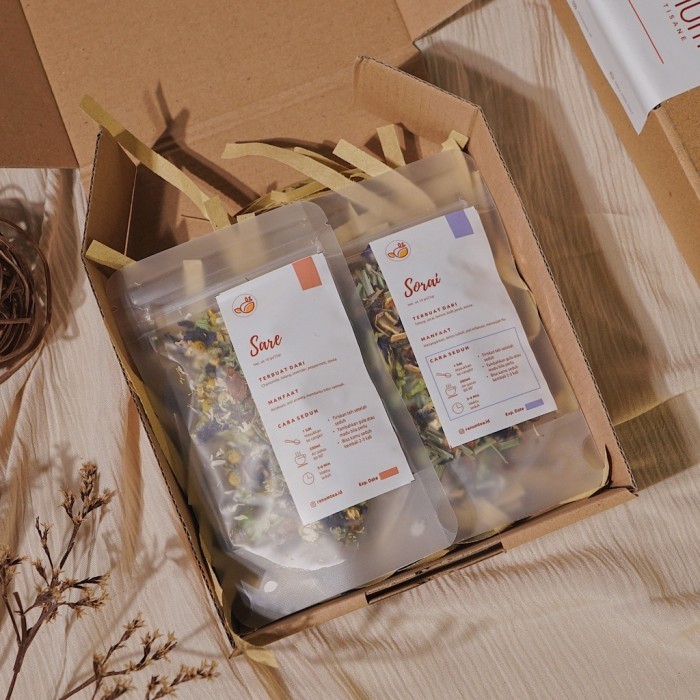 

New! Hampers Artisan Tea - SEPASANG / Teh Herbal Teh Bunga Tea Blend / Hampers Sehat - Hampers Eid - Hampers Ramadhan dan Idul Fitri - Hampers Lebaran - Hampers Valentine - RANUM Terlaris. Lebaran