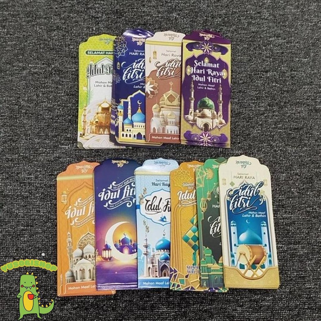 

[ 50Lembar ] Angpau Amplop Lebaran Idul Fitri Karakter Masjid Ukuran Panjang ( 7,5Cm X 16,5Cm ) Cod