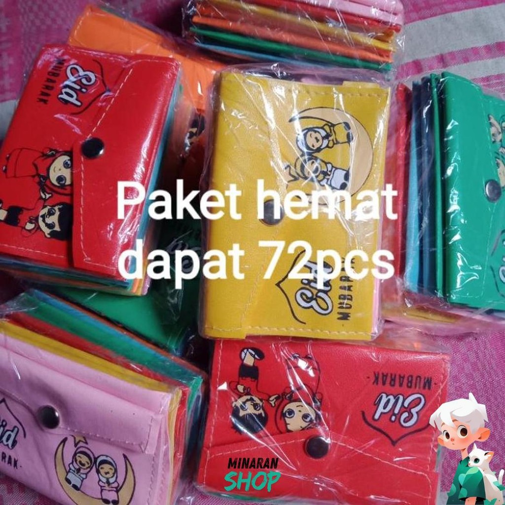

(Dapat 72Pcs) Amplop Lebaran Lucu Mini/ Dompet Lebaran Kancing Cod