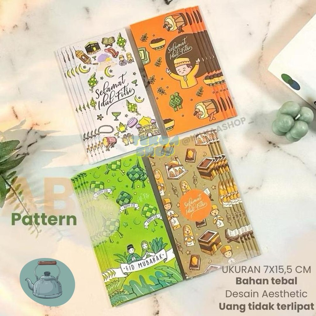 

[Ukuran Uang] Isi 20 Pcs Amplop Lebaran Premium / Amplop Lebaran Murah / Angpau Lebaran Murah