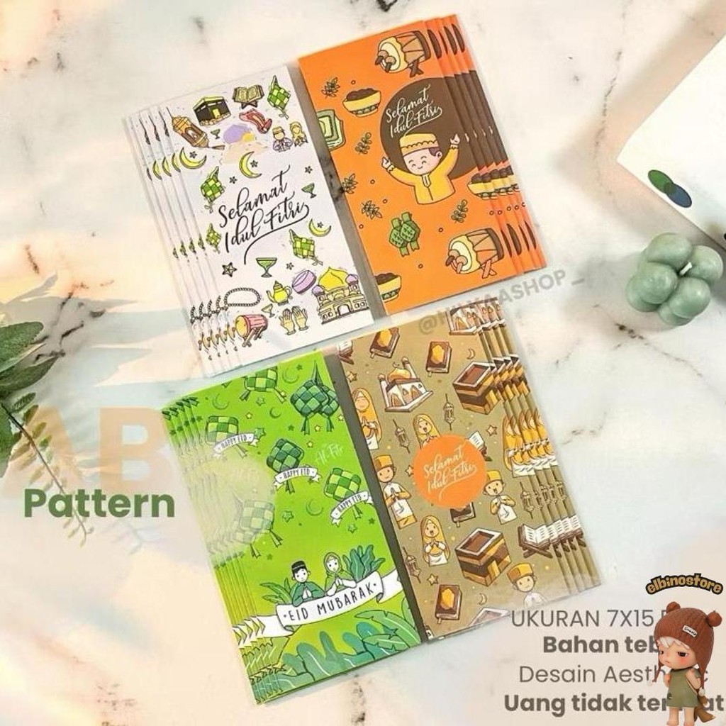

[Ukuran Uang] Isi 20 Pcs Amplop Lebaran Premium / Amplop Lebaran Murah / Angpau Lebaran Promo
