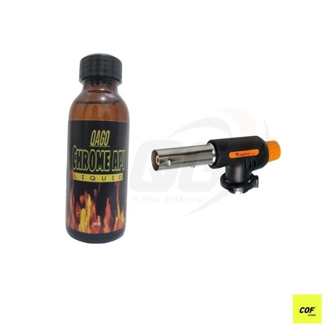 Cairan Chrome Api Atau Chrome Bakar Chrome Liquid Plus Pochgas