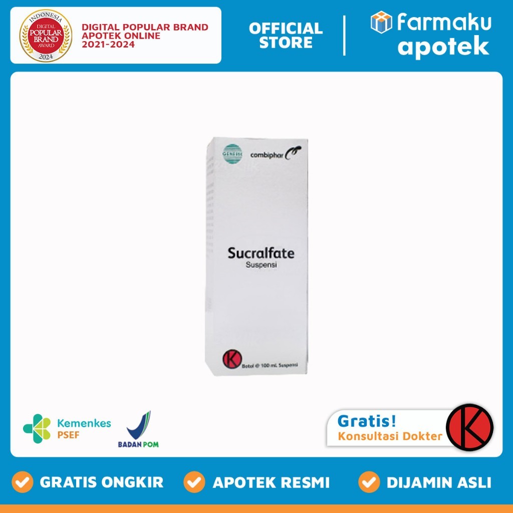 Sucralfate Suspension 100 ml Dexa  - ASB
