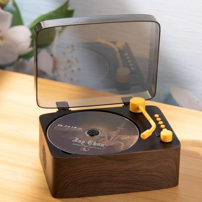 Portable CD Player Bluetooth Speaker Rechargeable Music Player KPOP Terlaris