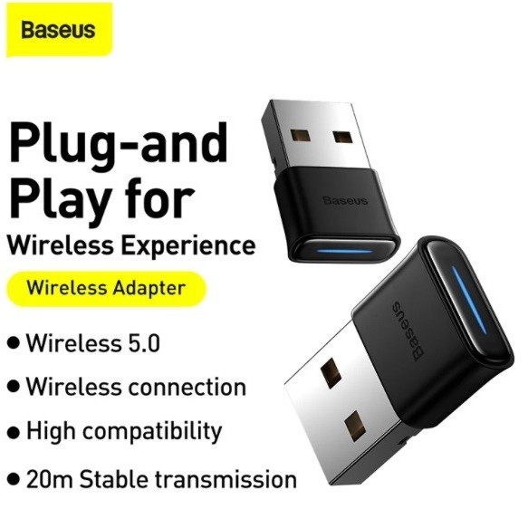 Baseus Mini Wireless Usb Dongle Bluetooth 5.0 Receiver Transmitter