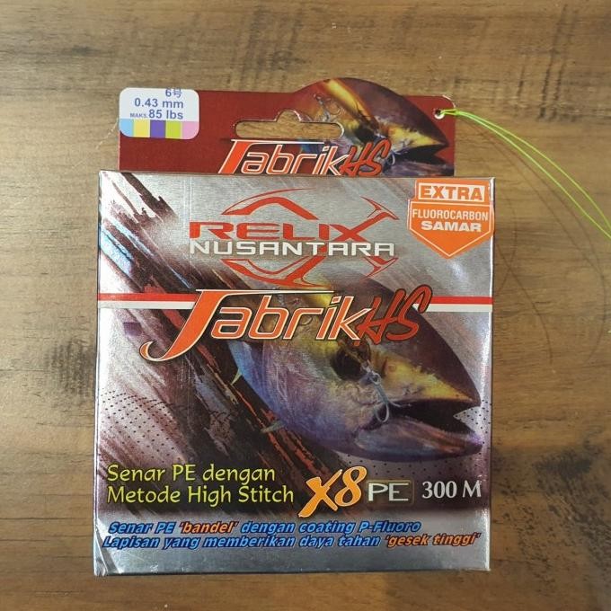 Senar/tali PE Jabrik HS Relix Nusantara PE #6 Terlaris