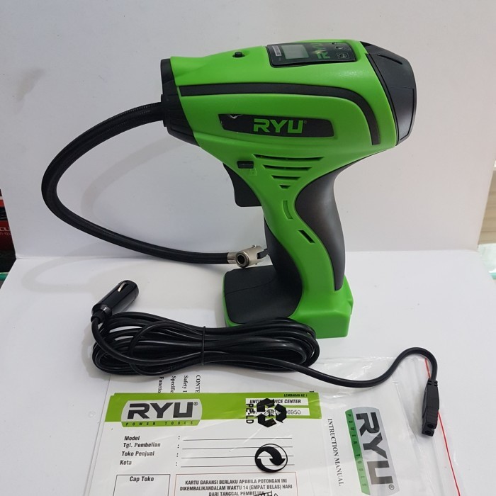 Ryu RCC12 Mini Air Compressor 12V DC pompa ban kompresor rcc 12 v