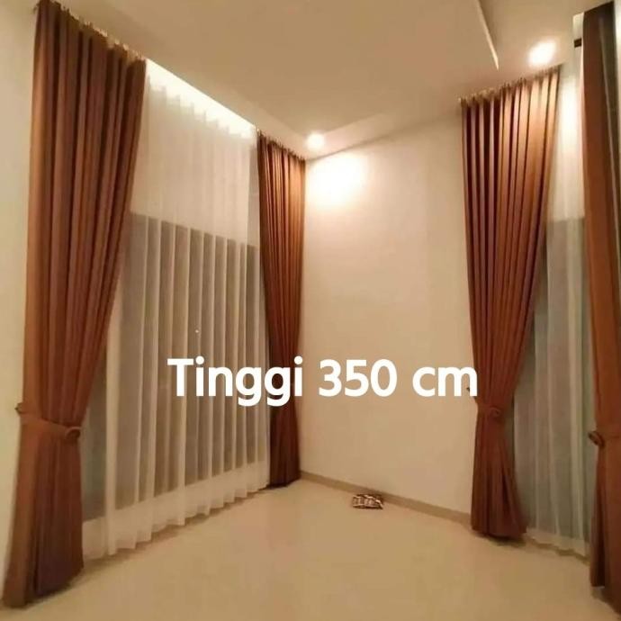 GORDEN BLACKOUT IMPORT tinggi 350 cm Hordeng jendela mewah