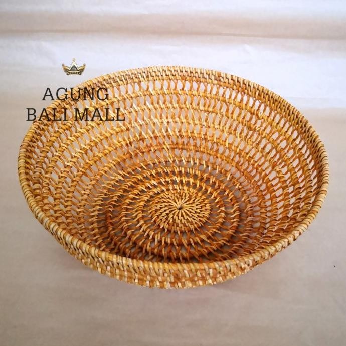 monggo] Keranjang rotan/keranjang buah/keranjang anyaman rotan serbaguna