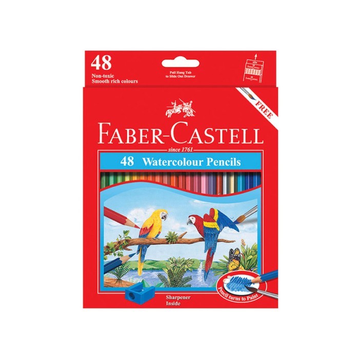 

FABER CASTELL Watercolour Pencil Set 48