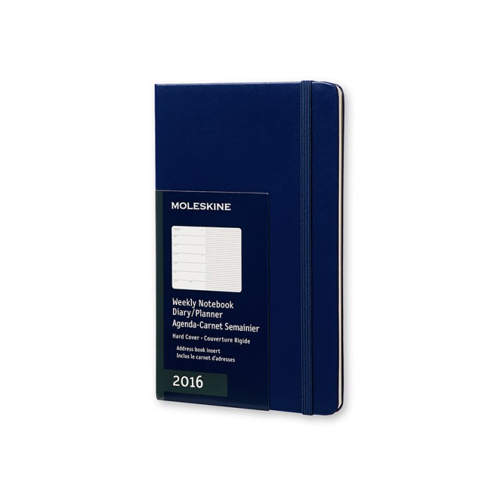 

MOLESKINE 12 Months Weekly Planner Royal Blue Hard Cover Large