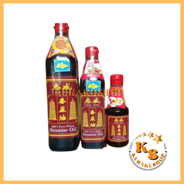 

CHEE SENG SESAME OIL MINYAK WIJEN CHEE SENG 375 ML KODE 1202