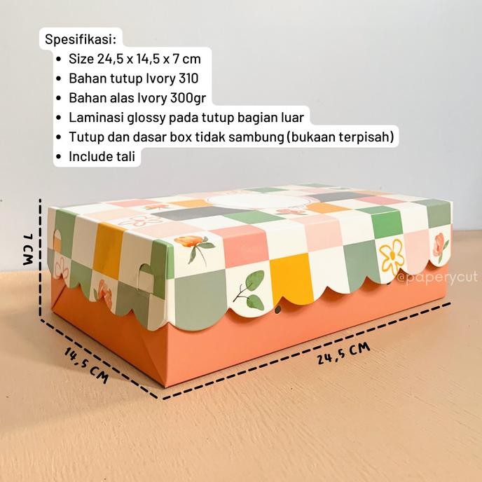 

yang dicari@@@@] Box Kue Toples Cookies 24,5 x 14,5 x 7 cm