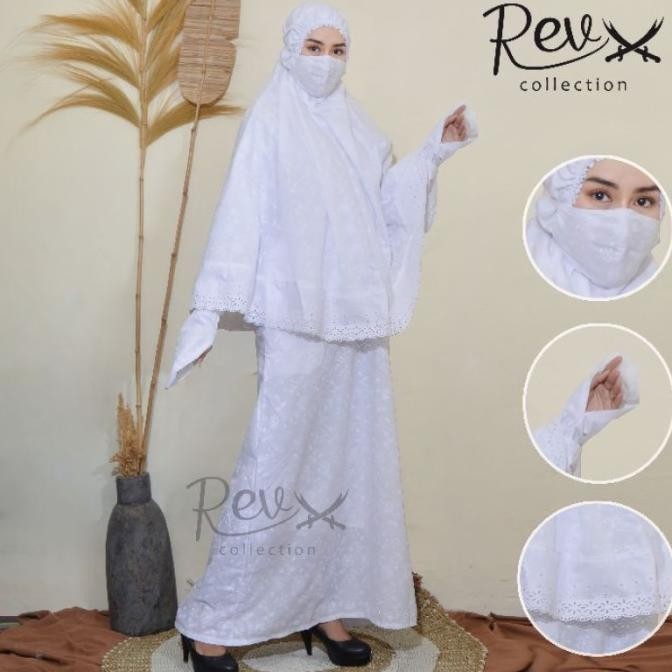 Gamis Set Haji Dan Umroh Wanita Putih Terlaris