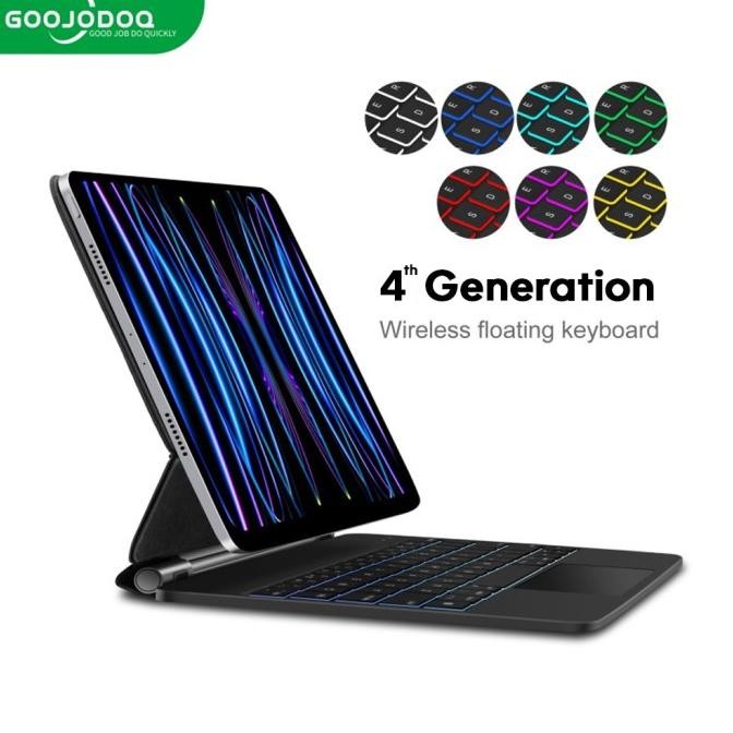 GOOJODOQ MAGIC KEYBOARD GENERASI 4 CASE FOR IPAD PRO 11" & AIR 4 5 IPAD PRO 11 2021