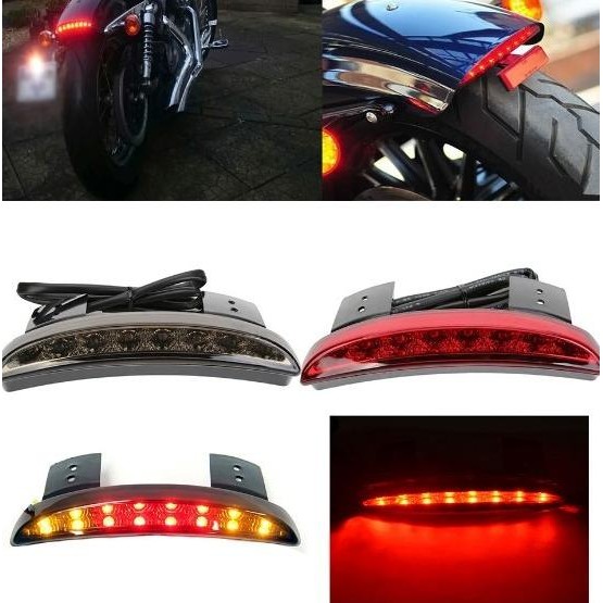 .........] Lampu Stop Rem Sen Sein Led Spakbor Motor Harley Davidson Sportster